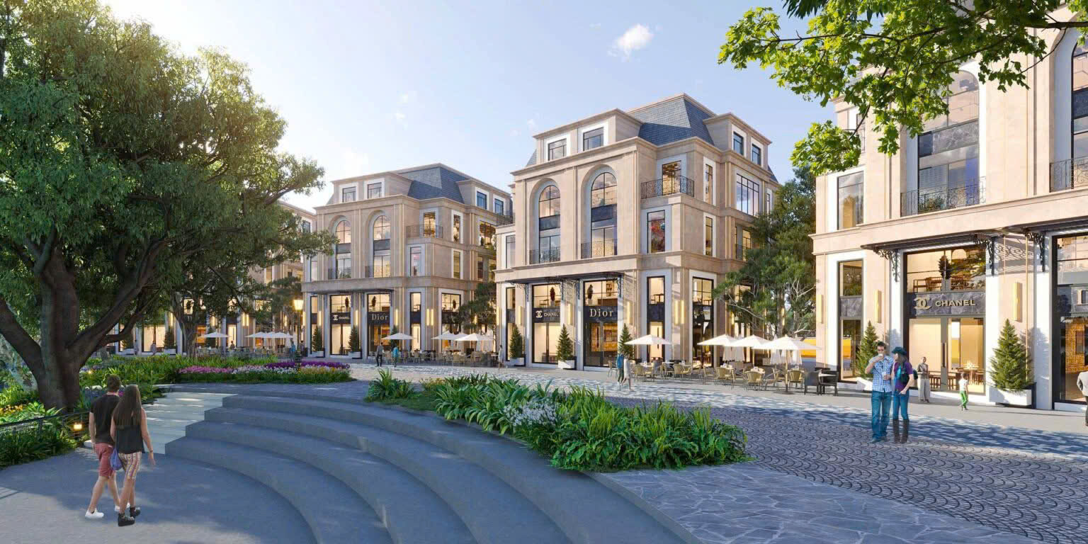 nhà phố tại khu đô thị hồ gươm xanh